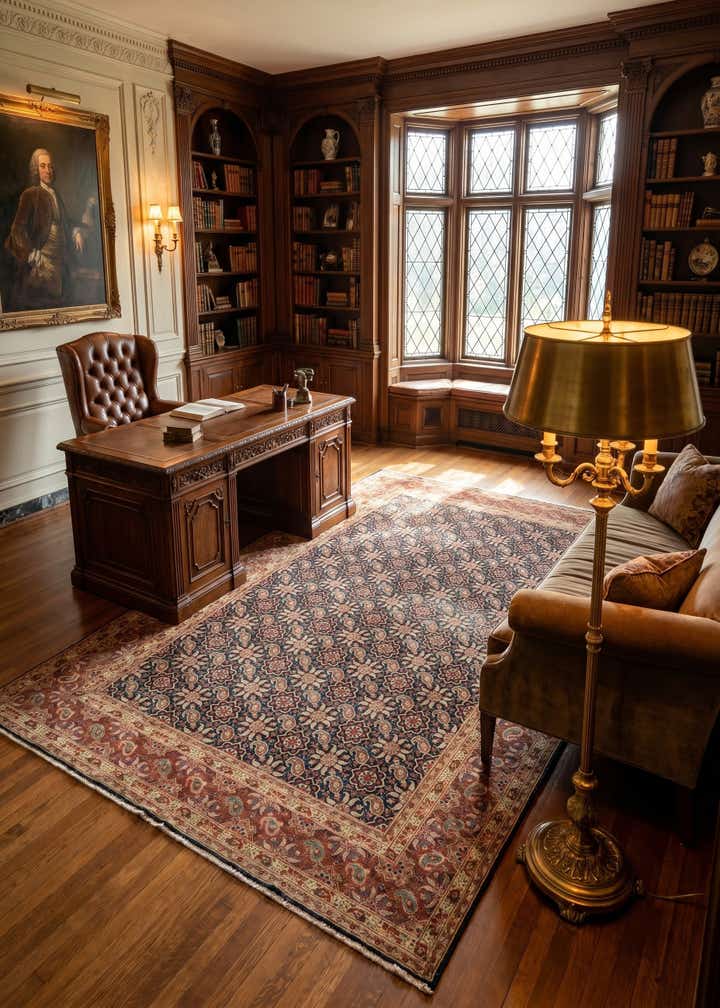 5' 1 x 8' Vintage Royal Rug