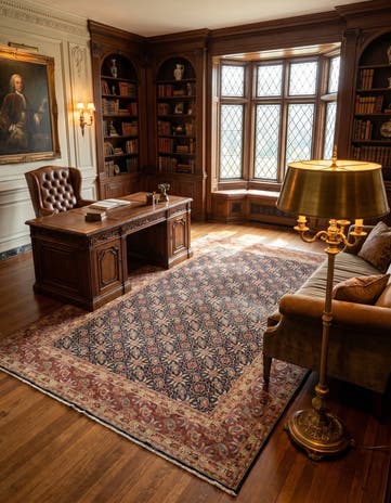 5' 1 x 8' Vintage Royal Rug