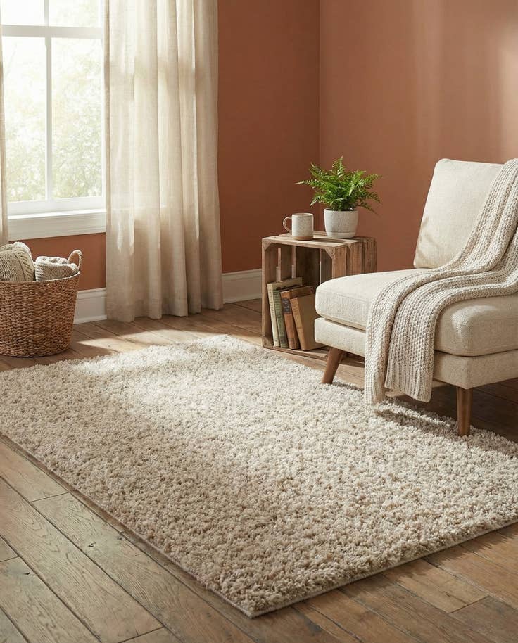 Detail image of 3' 2 x 5' 2 Zermatt Shag Rug