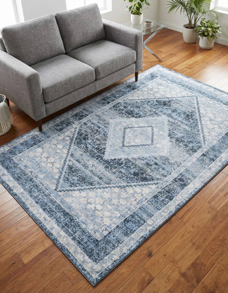 Detail image of 5' 3 x 8' Kamala Washable Rug