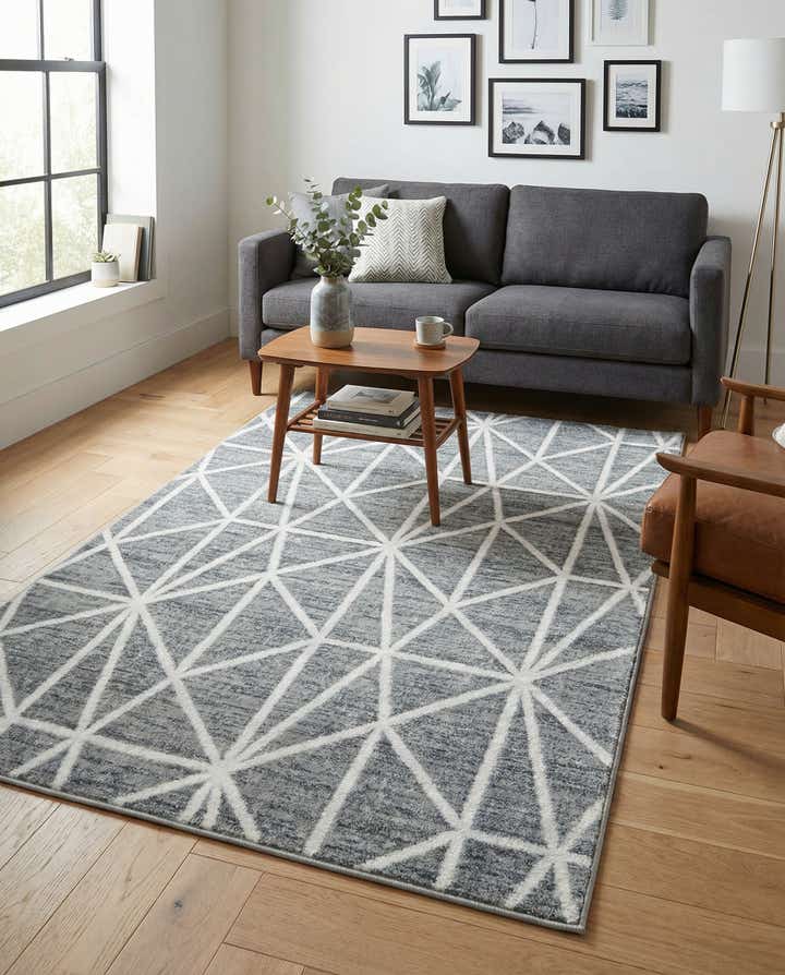 4' x 6' Lattice Trellis Rug