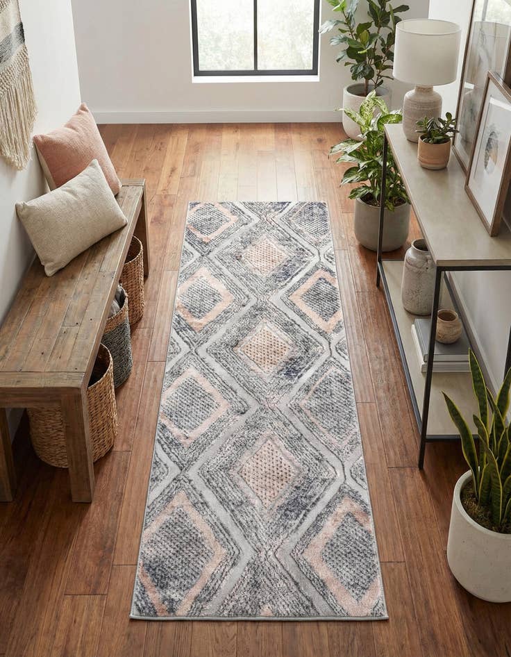 Detail image of 2' 2 x 6' Caspian Runner Rug