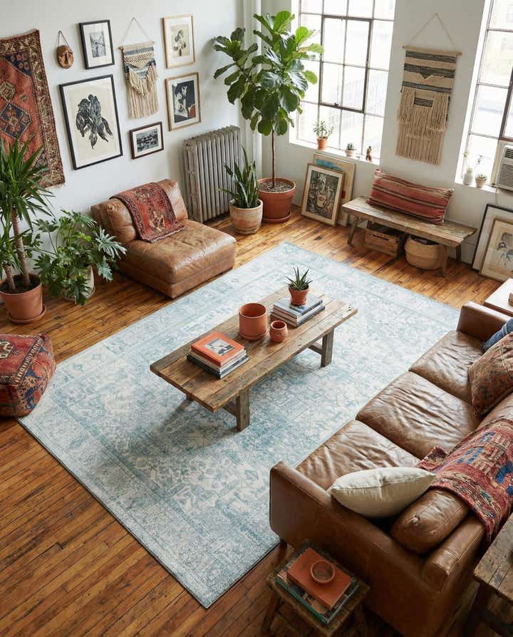 7' 6 x 10' 6 Washable Timeless Rug