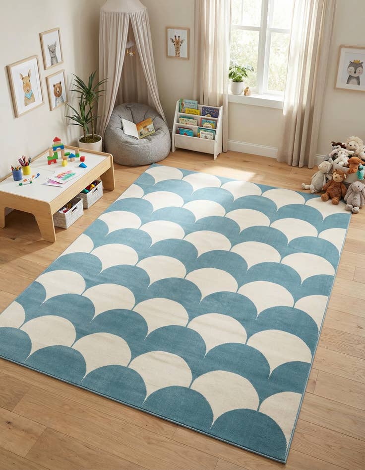 Detail image of 7' 10 x 10' Whimsy Kids Rug