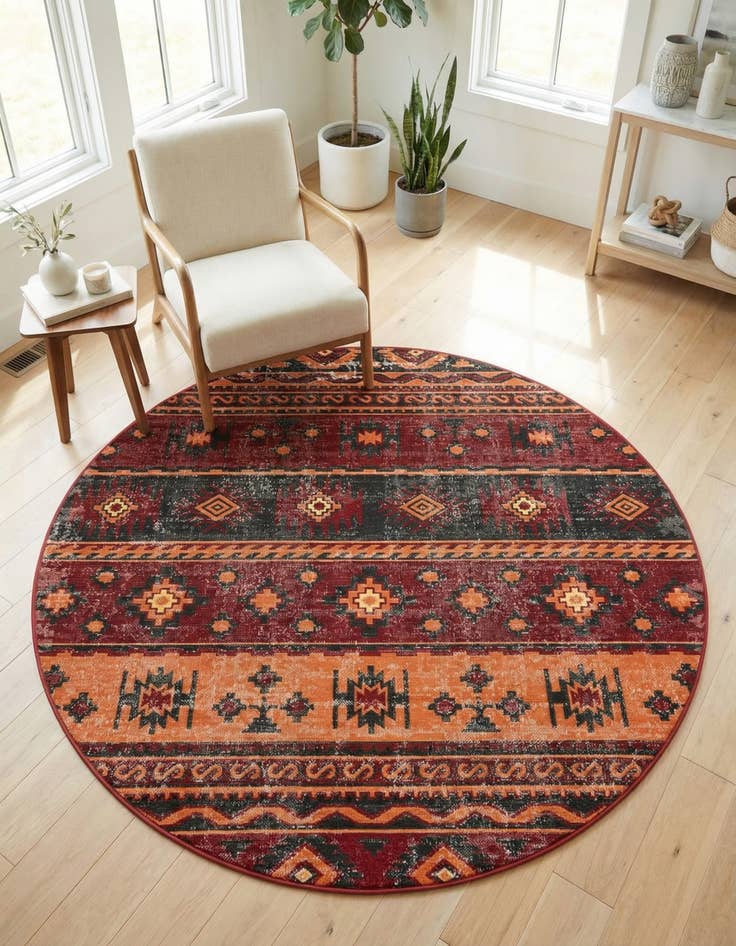 Detail image of 6' 1 x 6' 1 Lucerne Round Rug