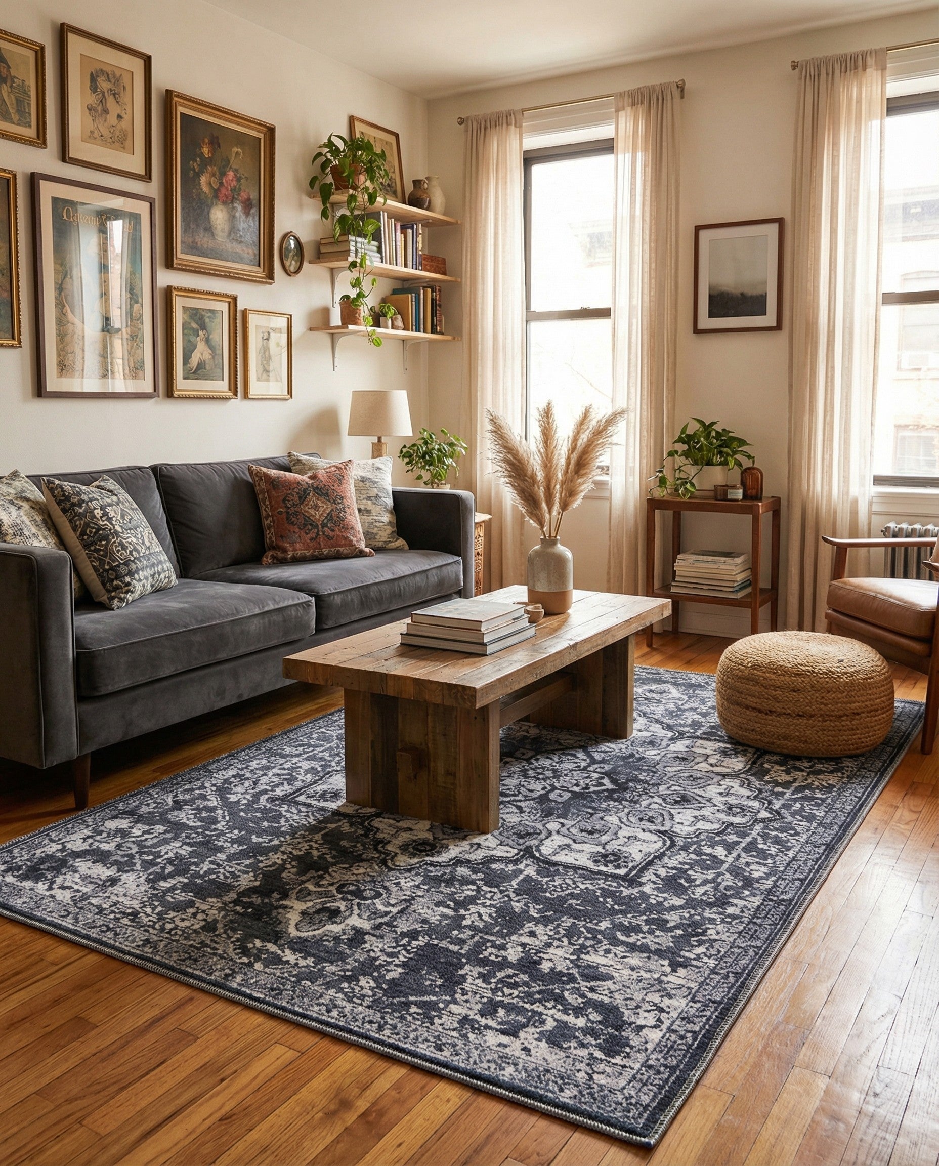 4' x 6' Washable Francesca Rug