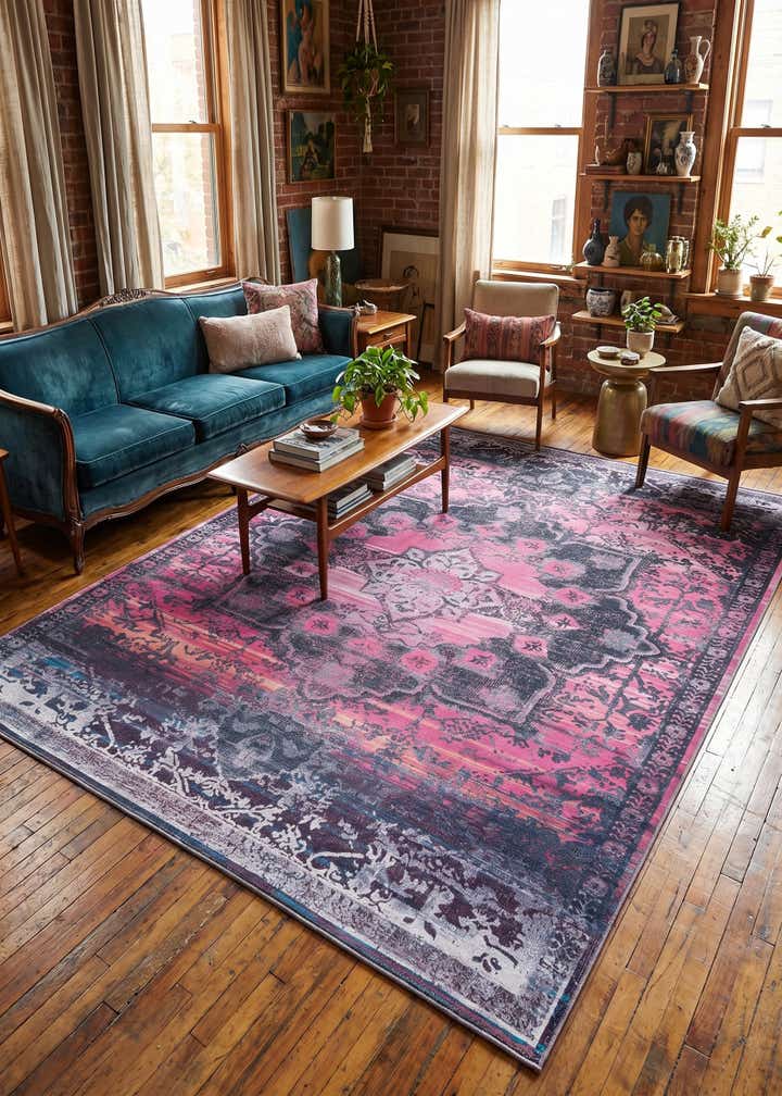 7' 10 x 10' Washable Renaissance Rug