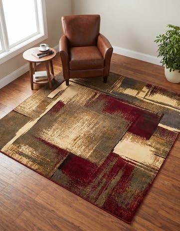 6' x 6' Cafe Square Rug