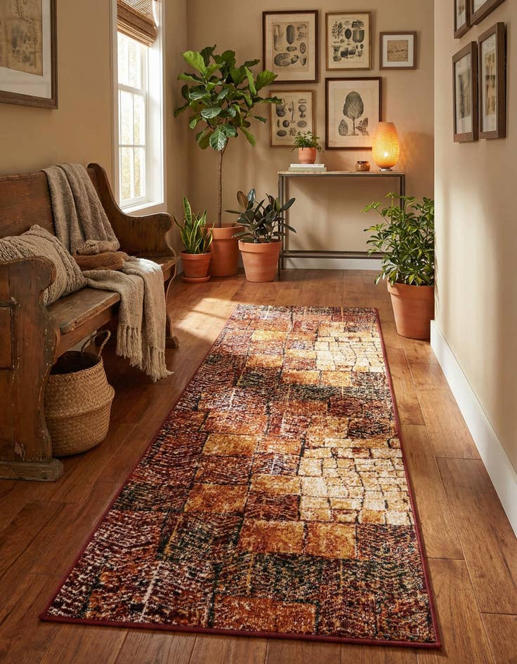 Detail image of 2' x 6' Valencia Runner Rug