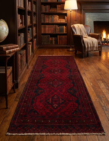 2' 7 x 6' 6 Hand Knotted Khal Mohammadi Wool Square Rug