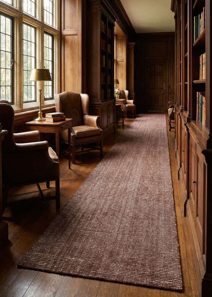 2' 7 x 10' Hand Woven Jill Zarin English Manor Wool Runner Rug