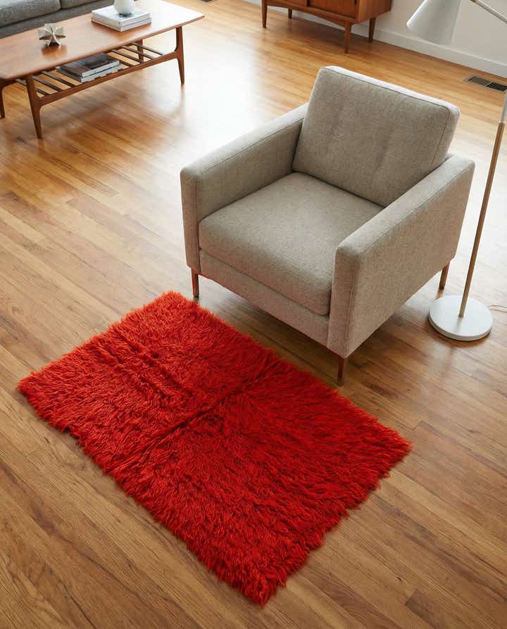 2' 6 x 3' 10 Hand Knotted Moroccan Wool Rug