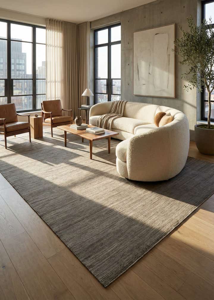 12' 11 x 18' 4 Hand Woven Kilim Afghan Wool Rug