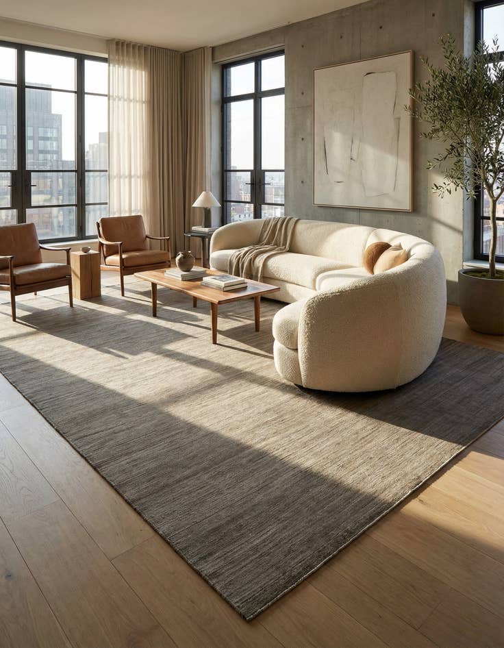 Detail image of 12' 11 x 18' 4 Hand Woven Kilim Afghan Wool Rug