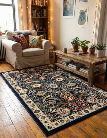 Navy Blue Neda Rug