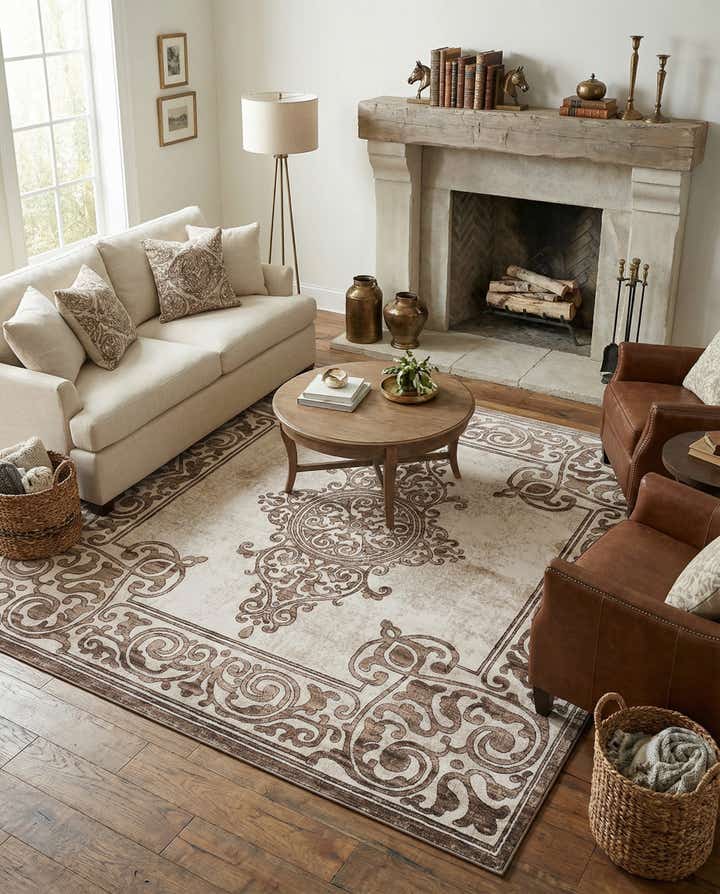7' 10 x 7' 10 Hermitage Square Rug