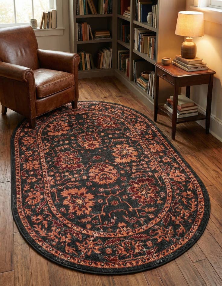 Detail image of 5' 3 x 8' Lucerne Oval Rug