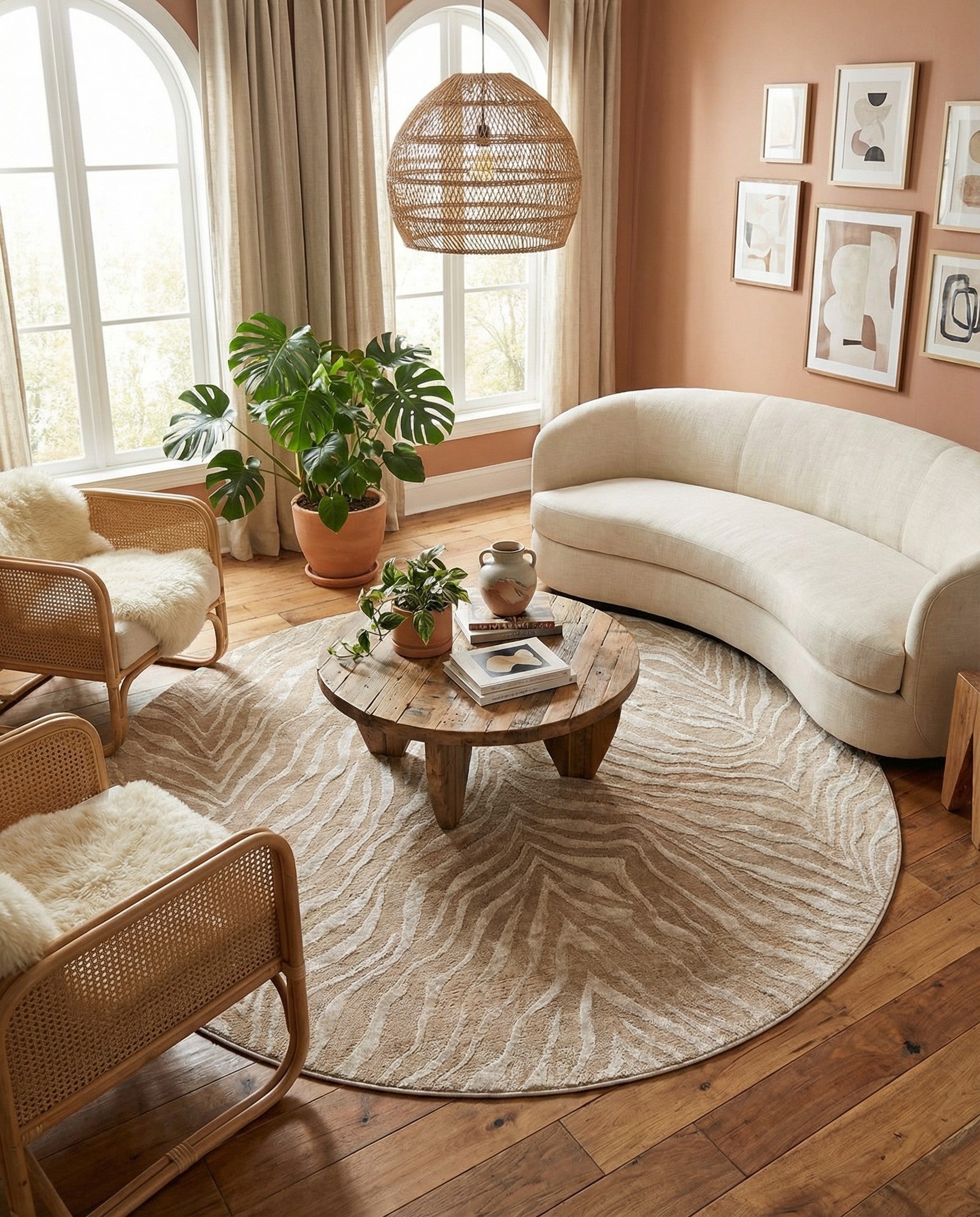 6' x 6' Finsbury Round Rug