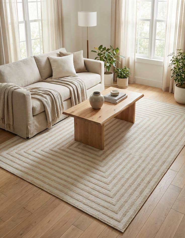 Detail image of 5' x 8' Easy-Clean Sabrina Soto Prescott Indoor / Outdoor Rug