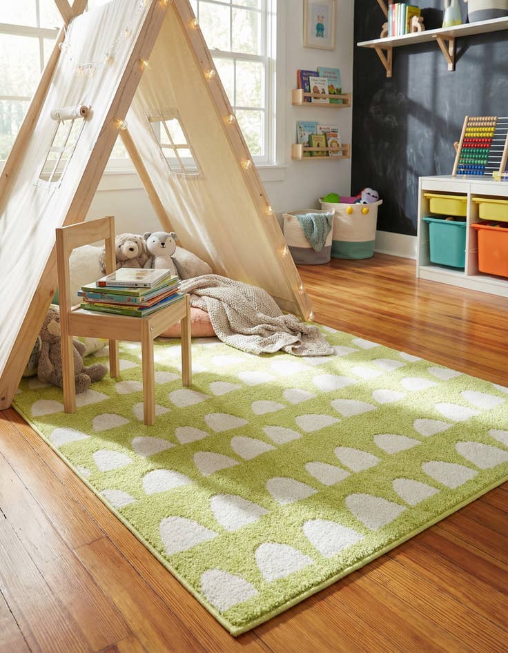 Detail image of 4' x 6' Whimsy Kids Rug