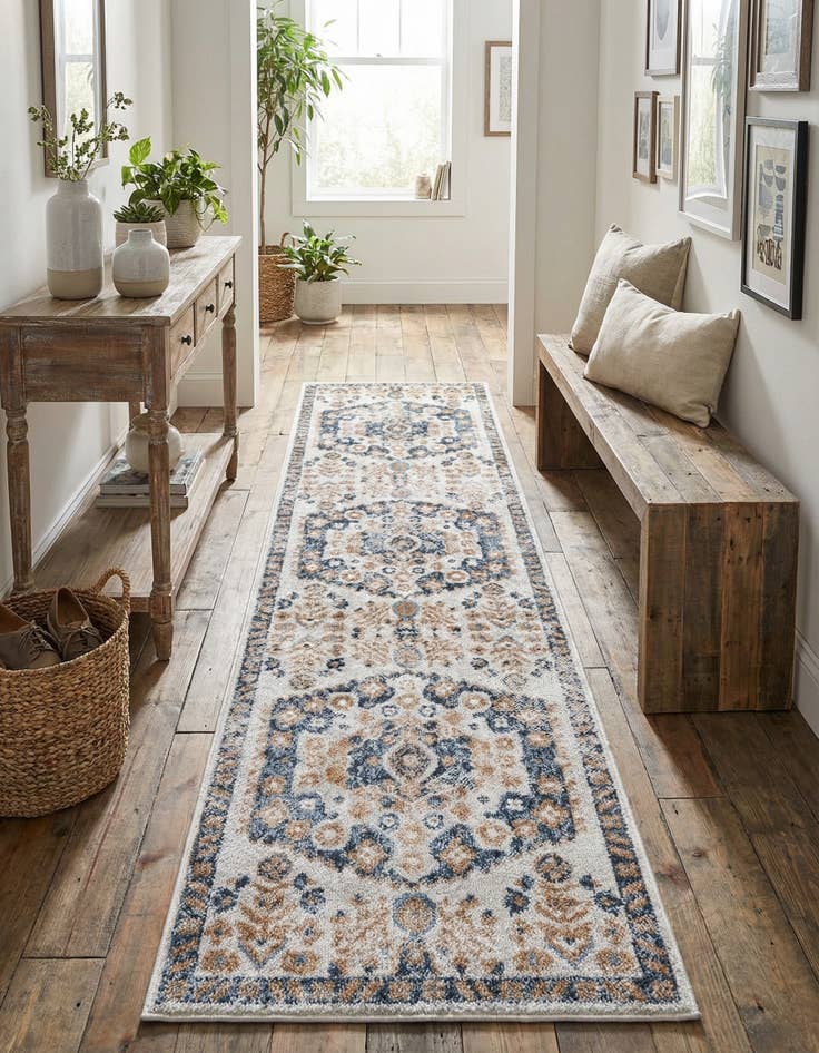 Detail image of 2' x 8' Oxford Runner Rug