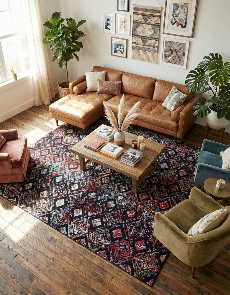 Detail image of 10' x 10' Carrington Square Rug