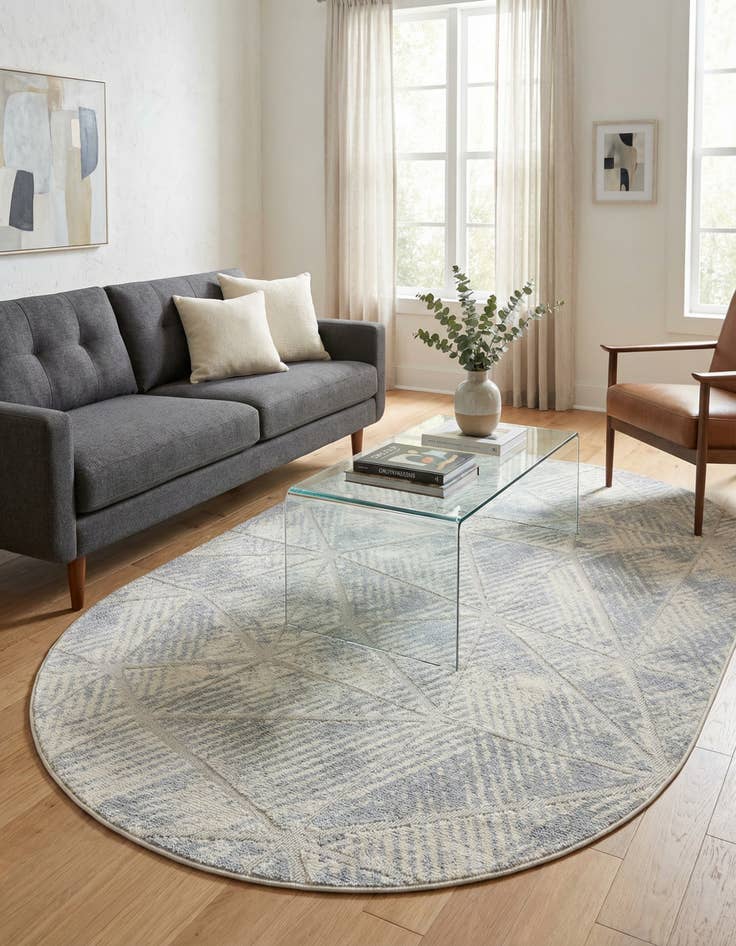 Detail image of 5' 3 x 8' Arlo Oval Rug