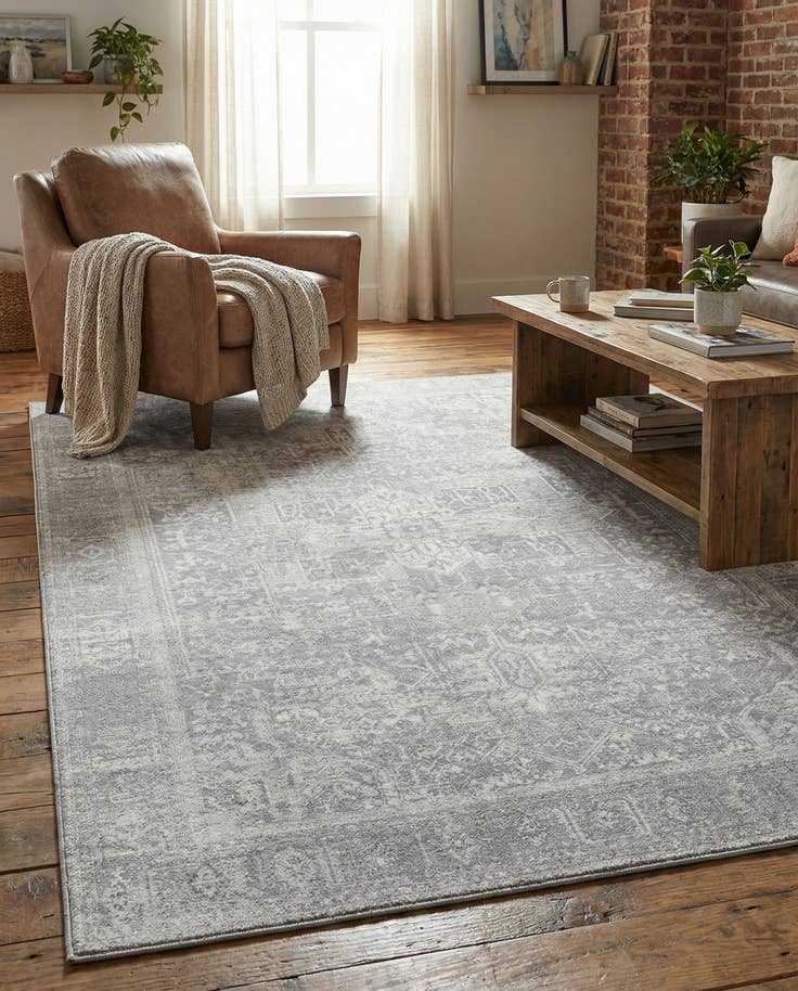 Detail image of 5' x 8' Washable Timeless Rug