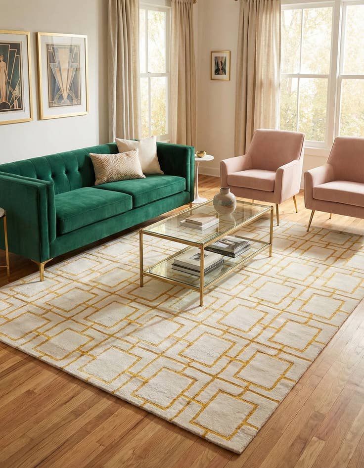 Detail image of 6' x 9'  Marilyn Monroe&trade; Glam Deco Rug