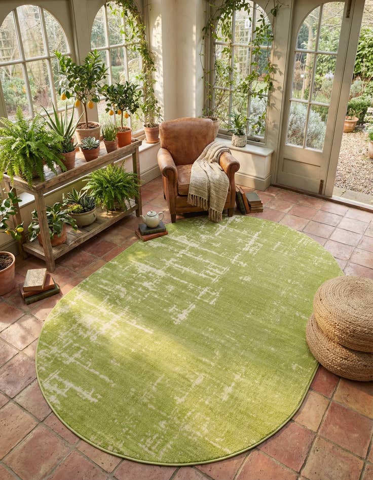 Detail image of 6' 1 x 9' Valencia Oval Rug