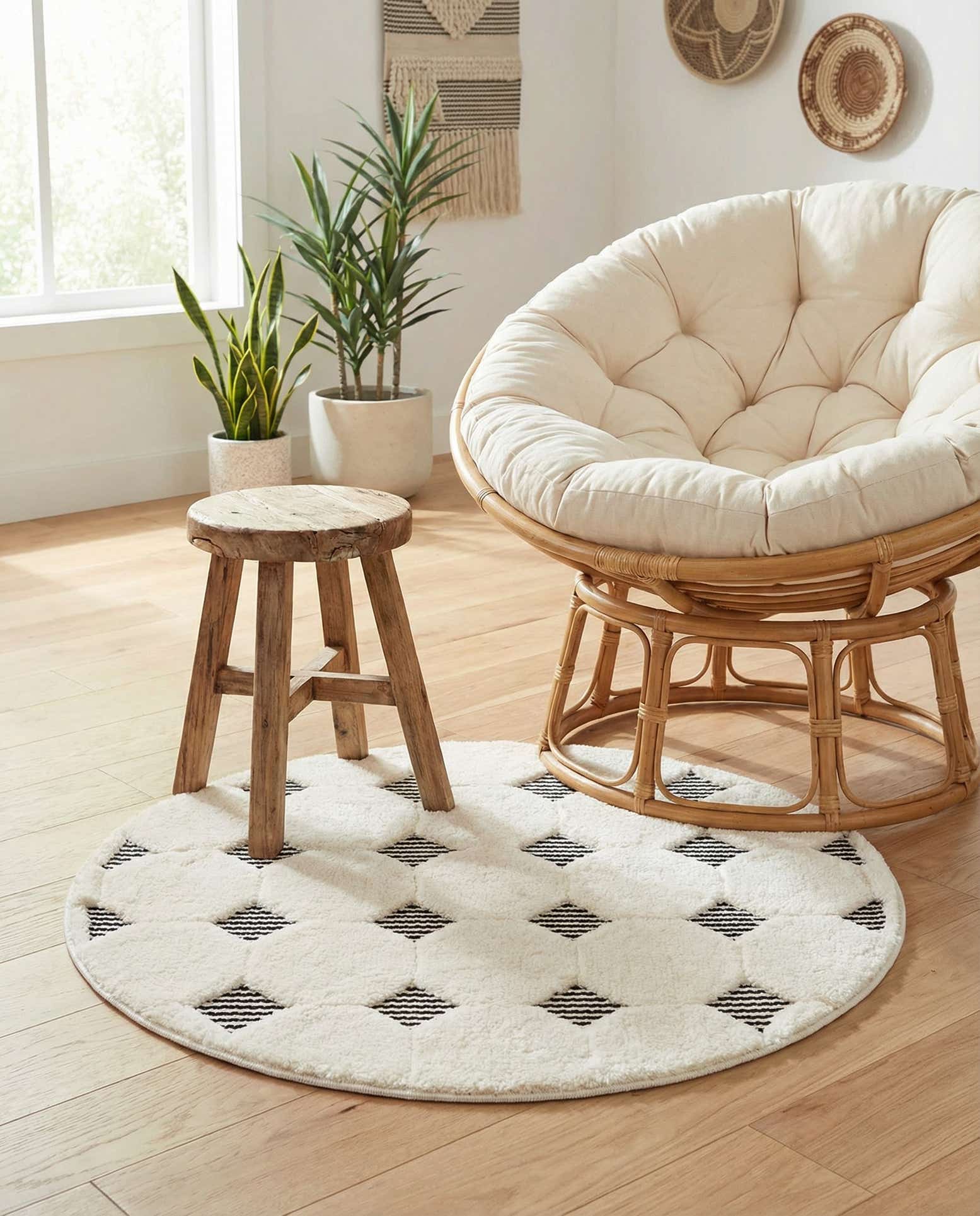 3' x 3' Prismatic Round Rug