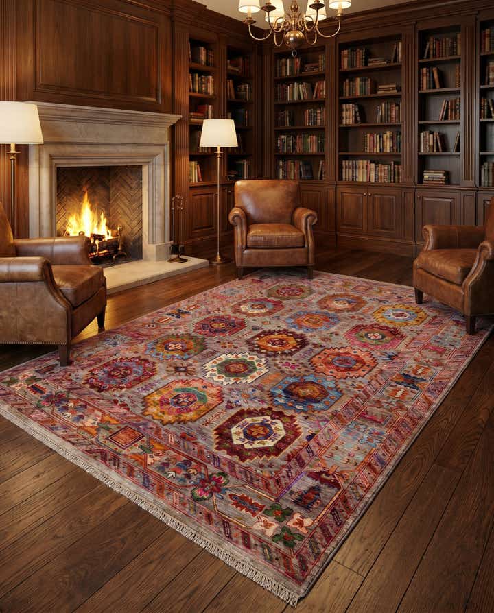 5' 1 x 6' 8 Hand Knotted Ariana Ziegler Rug