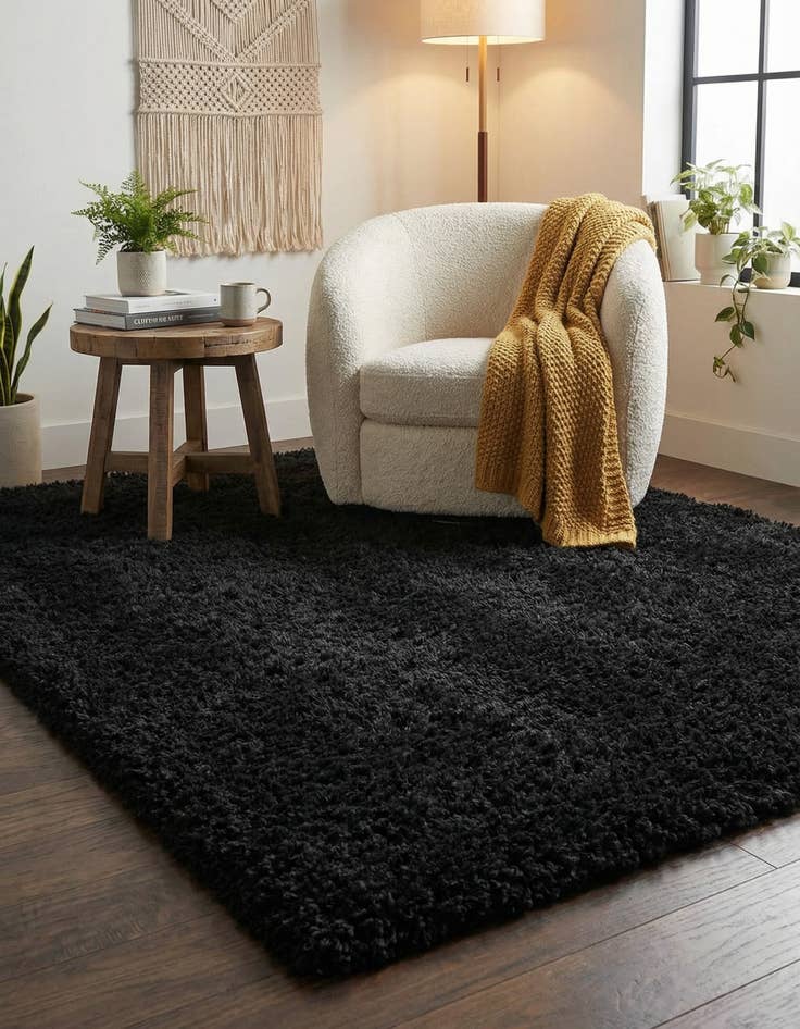 Detail image of 5' x 8' Infinity Shag Rug