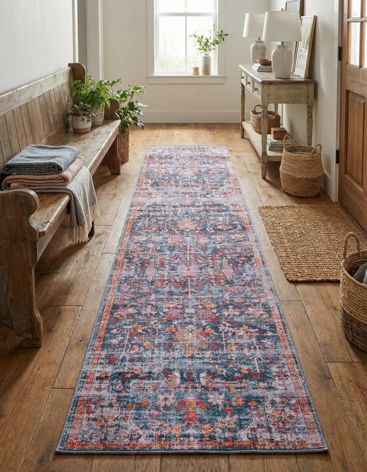 Detail image of 2' 7 x 13' Washable Maahru Runner Rug