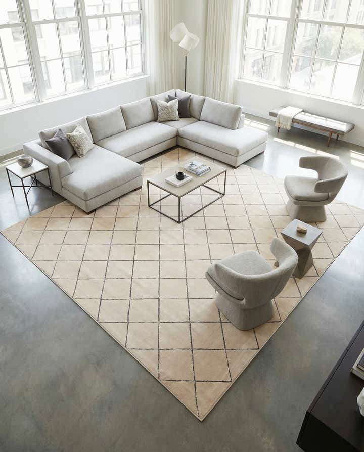 10' x 10' Vogue Geo Square Rug