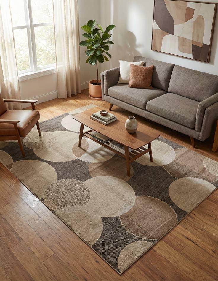 Detail image of 8' x 10' Washable Theia Rug