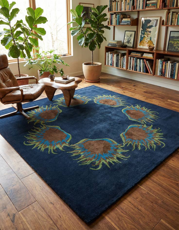 Detail image of 7' 5 x 7' 6 Luna Square Rug