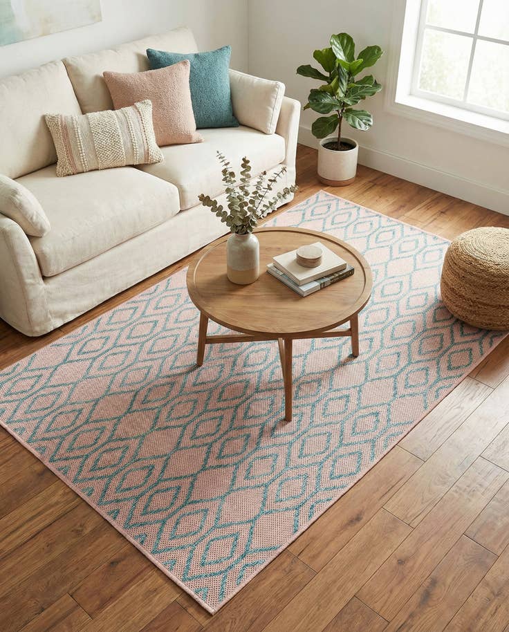 Detail image of 4' x 6' Easy-Clean Jill Zarin Turks and Caicos Indoor / Outdoor Rug