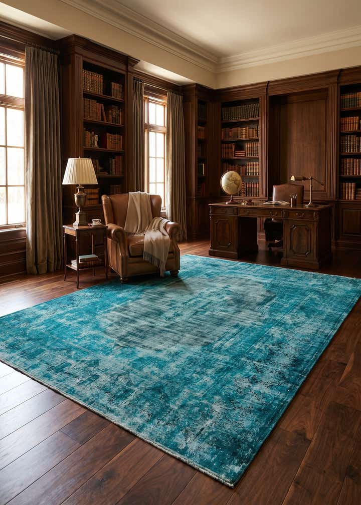 9' 7 x 12' 8 Vintage Royal Wool Rug