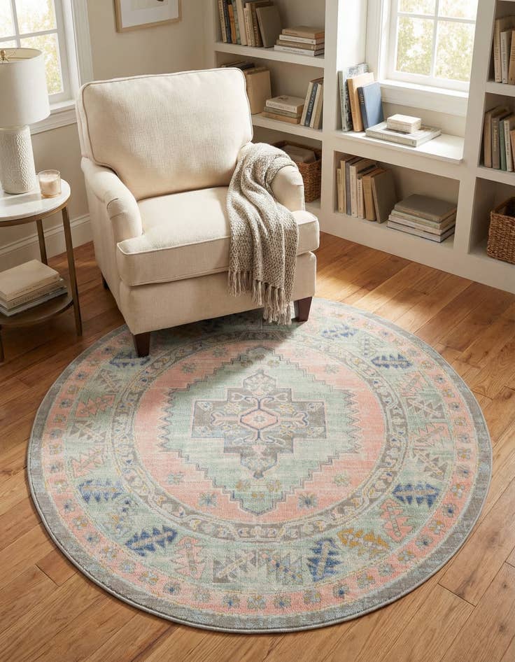 Detail image of 4' 1 x 4' 1 Whitney Round Rug