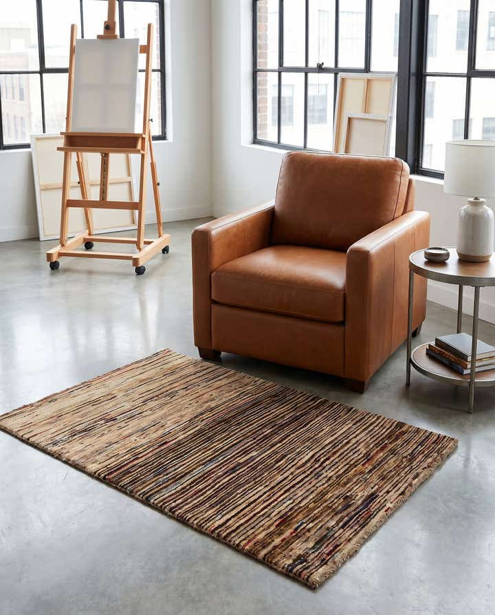 2' 7 x 3' 11 Hand Knotted Modern Ziegler Wool Rug
