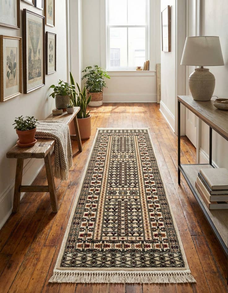 Detail image of 2' x 6' Bokhara Runner Rug