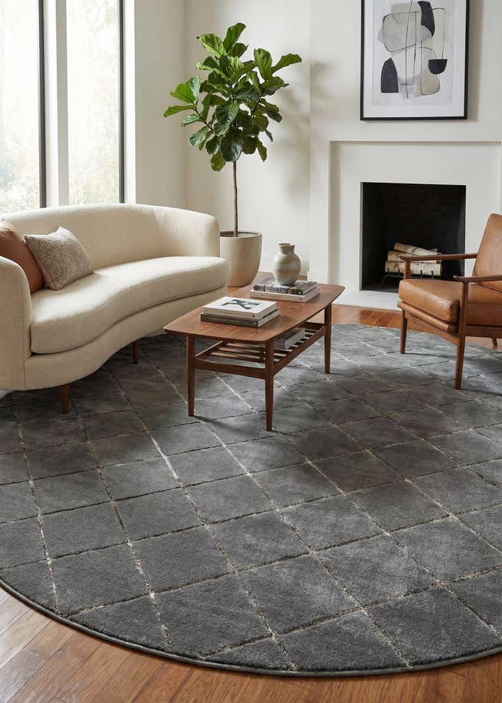 10' x 10' Vogue Geo Round Rug