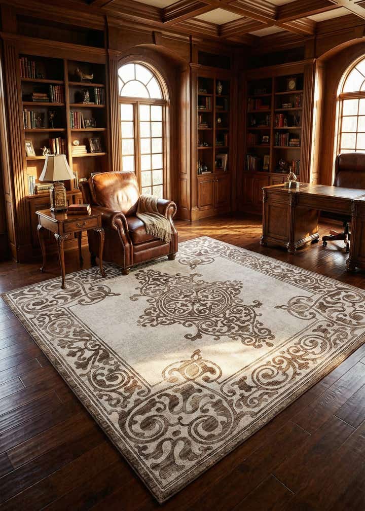 10' 8 x 10' 8 Hermitage Square Rug