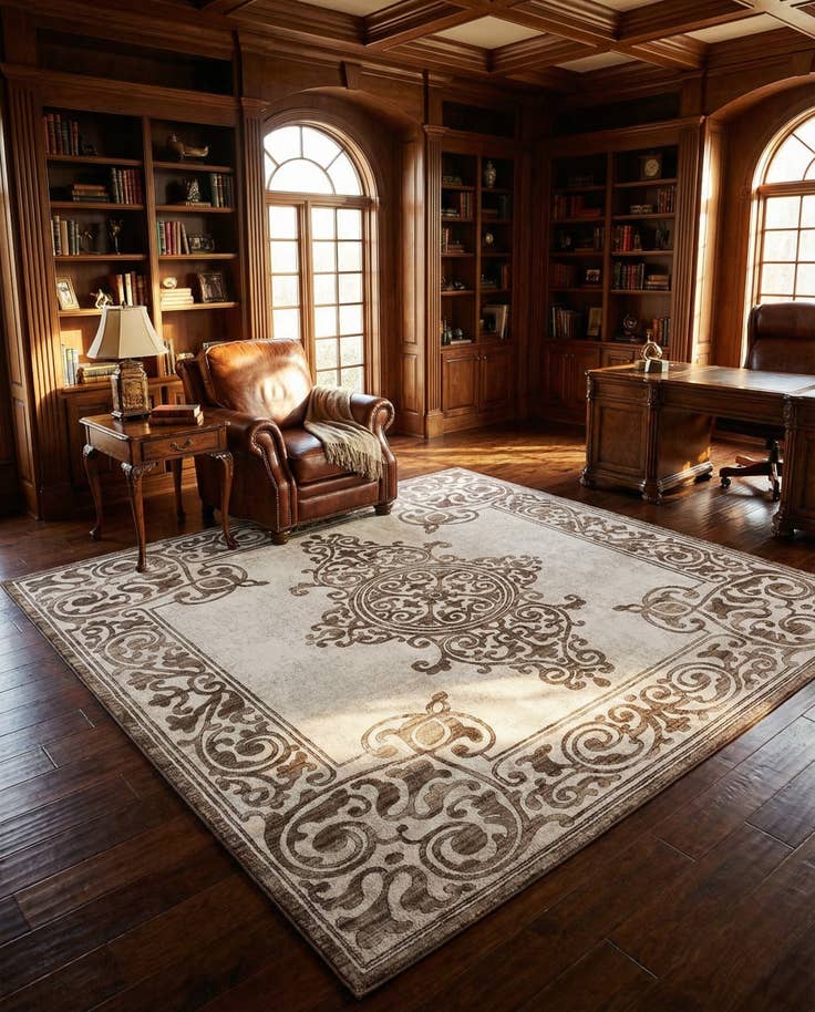 Detail image of 10' 8 x 10' 8 Hermitage Square Rug