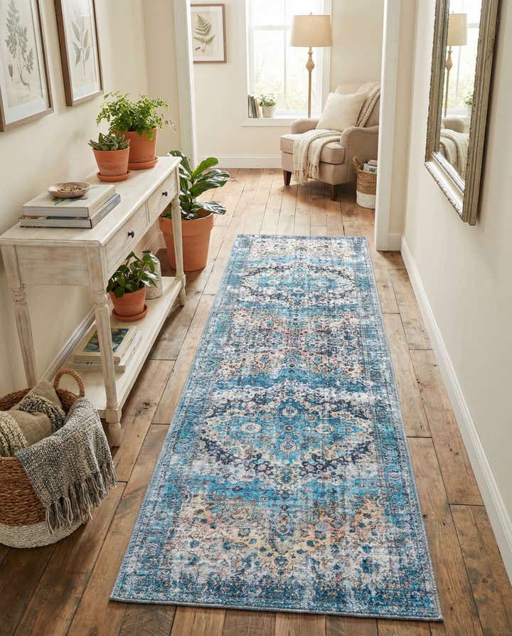 60cm x 185cm Washable Mangata Runner Rug
