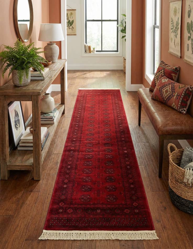 Detail image of 2' 7 x 10' Bokhara Runner Rug