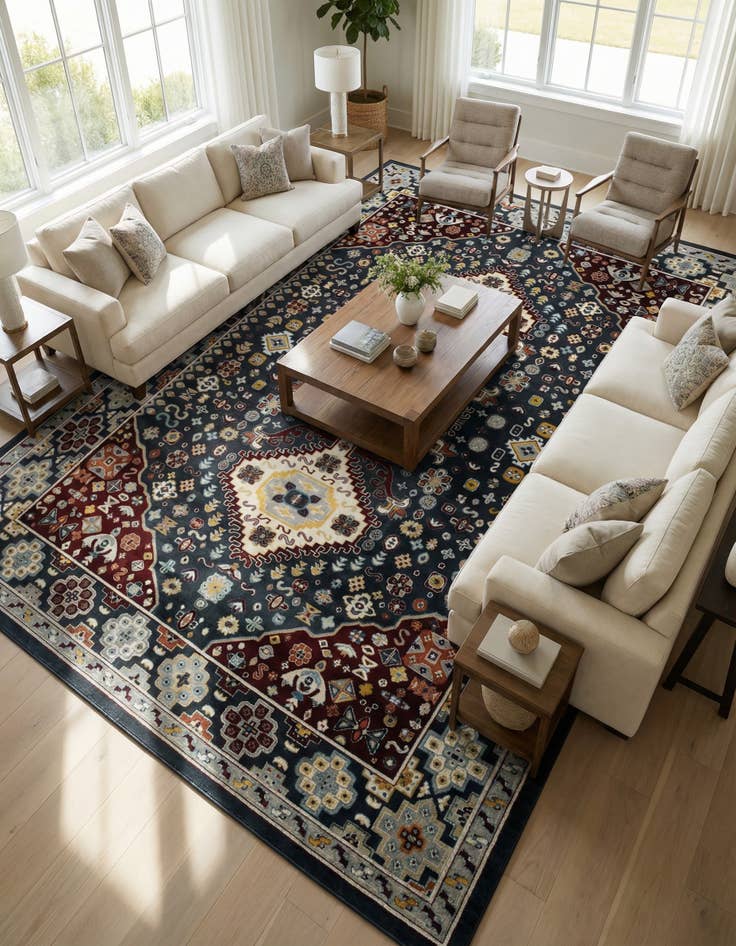 Detail image of 10' x 14' Kamala Washable Rug