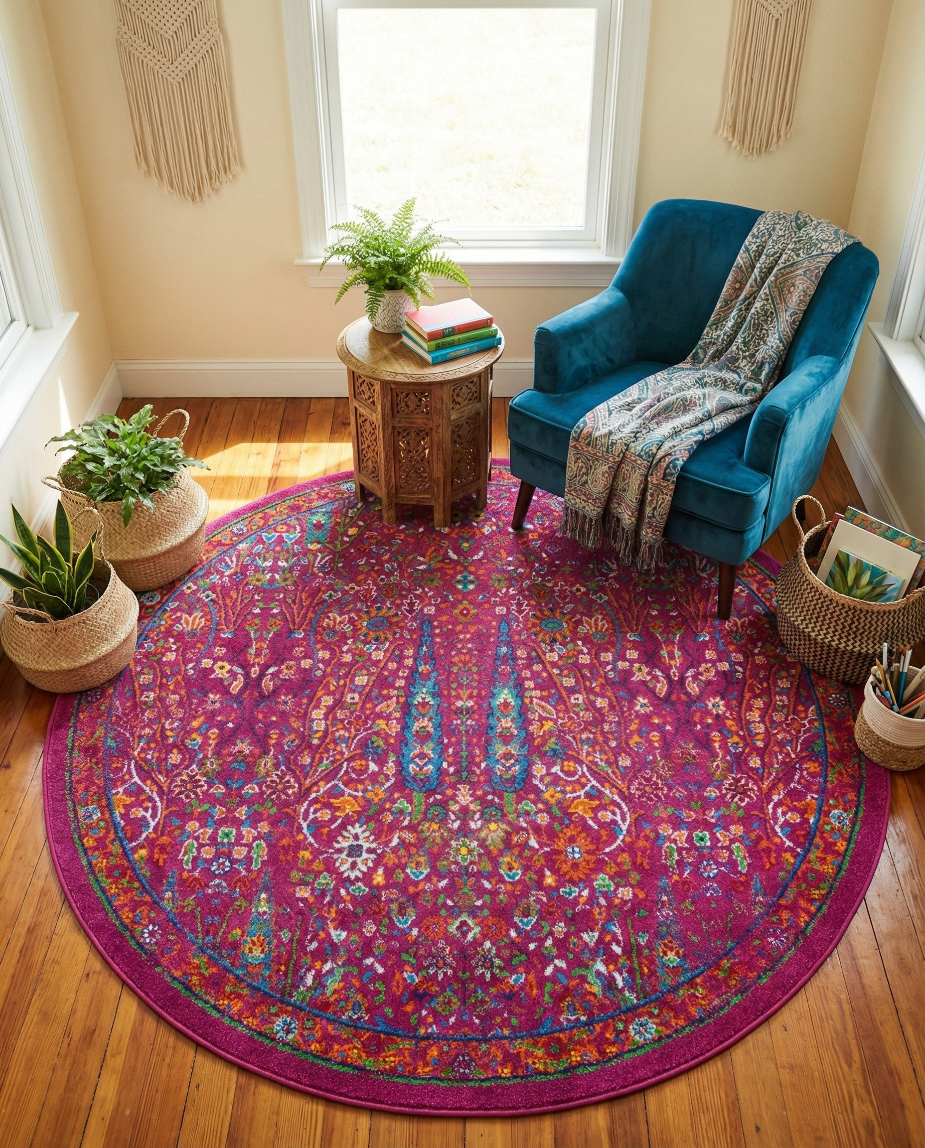 5' 3 x 5' 3 Calypso Round Rug