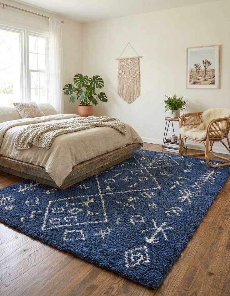 Detail image of 9' x 12' 2 Marrakesh Shag Rug